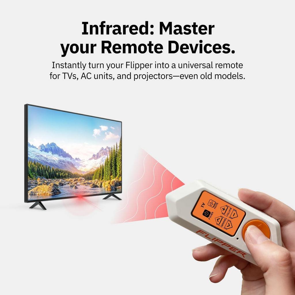 Tragbares Multi-Tool mit RFID/NFC-Reader, Infrarot-Fernbedienung & Wireless-Signal-Explorer – Open-Source & anpassbar, Weiß