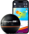 Smart Sonar Pro+ 2 Fischfinder Echolot – mit Tiefenmesser und GPS-Sender | für Kajak, Boot oder Eisangeln