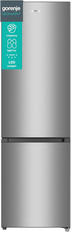 RK 4182 PS4 Kühl-Gefrier-Kombination, Höhe 180 cm, Kühlen 198 L, Gefrieren 66 L, Gemüsefach, 39 dB, LED Beleuchtung, HxBxT: 180x55x55,7 cm, Grau