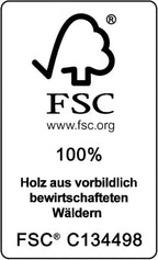 Gartenmöbel Set Modell 2026 - 5-teilig aus FSC Akazienholz, extra stabiler Tisch mit Verstärkungsleiste, 4 klappbare Stühle mit Armlehnen