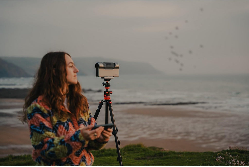Dwarf 3 Smart Teleskop – Einfaches EAA All-in-One, Autofokus, 4K Dual-Kameras für Astronomie, Natur & Panorama, Ultra-Leicht