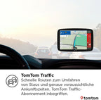 Pkw-Navi GO Navigator - extra großes 7-Zoll-Display, Stauvermeidung mit Echtzeit-Verkehrsdaten, Wi-Fi-Updates, Premium Services, Magnethalterung
