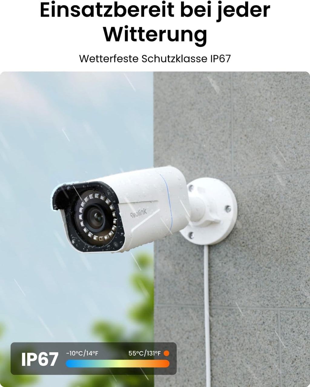 4K Überwachungskamera Set, 8CH PoE NVR mit 4X 8MP Kameras, Personenerkennung & Fahrzeugerkennung, 24/7 Aufnahme, RLK8-800B4 Schwarz