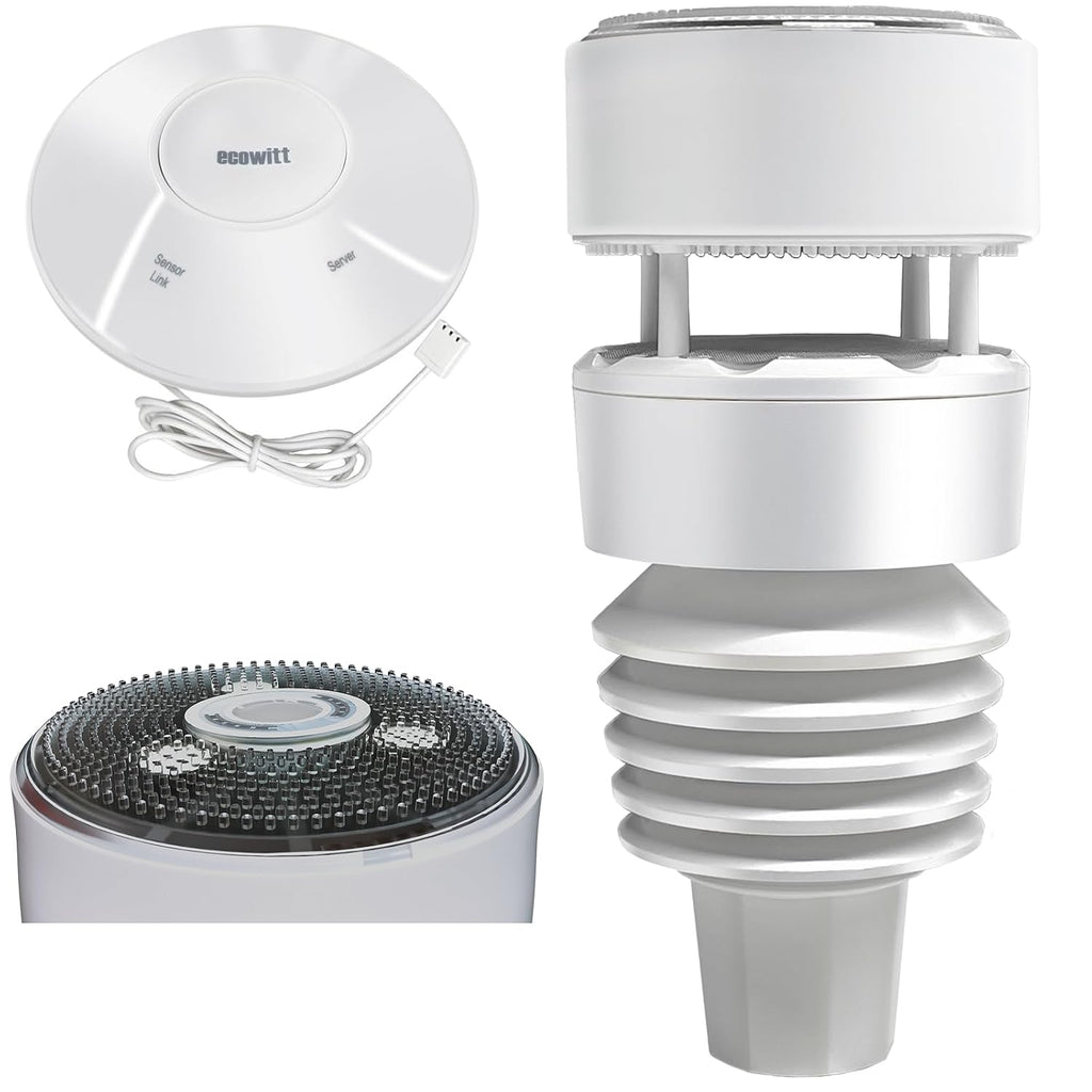 Wittboy Wetterstation mit 7-in-1 Außensensor WS90, Wi-Fi/Kabel Gateway GW2000, genaue Wettervorhersage, 868 MHz
