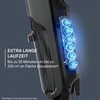 X-Clean 4 kabelloser Nass-/Trockensauger, Selbstreinigung, 50 Min., Schmutz-Erkennung, smartes LED-Display, für Hartböden, grau, GZ5036WO