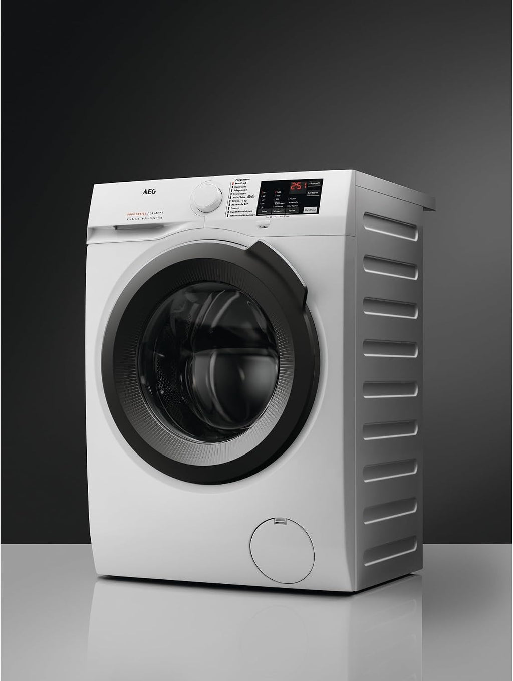 Waschmaschine 8kg, Serie 6000 ProSense: Mengenautomatik (Waschdauer+Energie anpass.), Startzeitv., Nachlegef., Vollwasserschutz, 1400 U/min, L6AMZ48FL