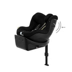 Kinder-Autositz Sirona Gi i-Size Plus inkl. Base, ab 3 Monaten bis 4 Jahre, max. 20 kg, 61-105 cm, Moon Black