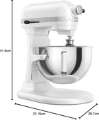 Heavy Duty Küchenmaschine Mit Schüsselheber 5,2 L - Weiss 5KSM55SXXEWH
