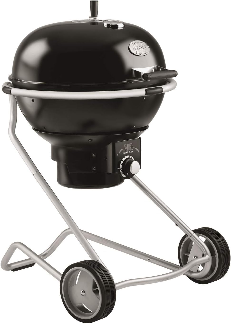 Holzkohle-Kugelgrill No.1 AIR F60 - Hochwertiger Kohlegrill mit Air Control, klappbarem Edelstahl-Grillrost, extra große Grillfläche & Deckelthermometer