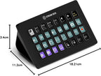 Stream Deck XL – Erweiterter Studio-Controller mit 32 Makrotasten, steuert Aktionen in Apps, für Mac & PC