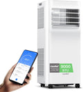 Breezy Cool Pro 2.6 Klimagerät, 9000 BTU, 2,6kW, Kühlen/Ventilieren/Entfeuchten, App, bis 88m³ (33m²), Abluftschlauch, Energie A
