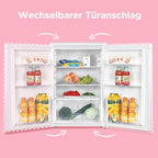 RCD133WH3(E) Kühlschrank 131L ohne Gefrierfach, Inverter-Kompressor, Obst-Gemüsefach, 84.5x55.3cm, 72kWh/Jahr, Temperaturregelung, verstellbare Füße