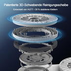 S7 Fensterputzroboter, akt. Sprühf., 6500Pa, 3D-Schwebepad, 80ml Tank, Mehrfachschutz, 8 Tücher + Koffer inkl.