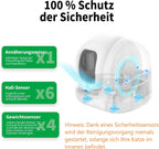 Pura Max 2 Selbstreinigende Katzentoilette, 76L, xSecure, Geruchsbeseitigung, App-Steuerung, Großes Fassungsvermögen, für mehrere Katzen
