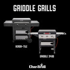 Griddle-Gasgrill Plancha Versa-Tile - 3-in-1 System: Griddle, Grill & Pizzaofen, 2-Zonen