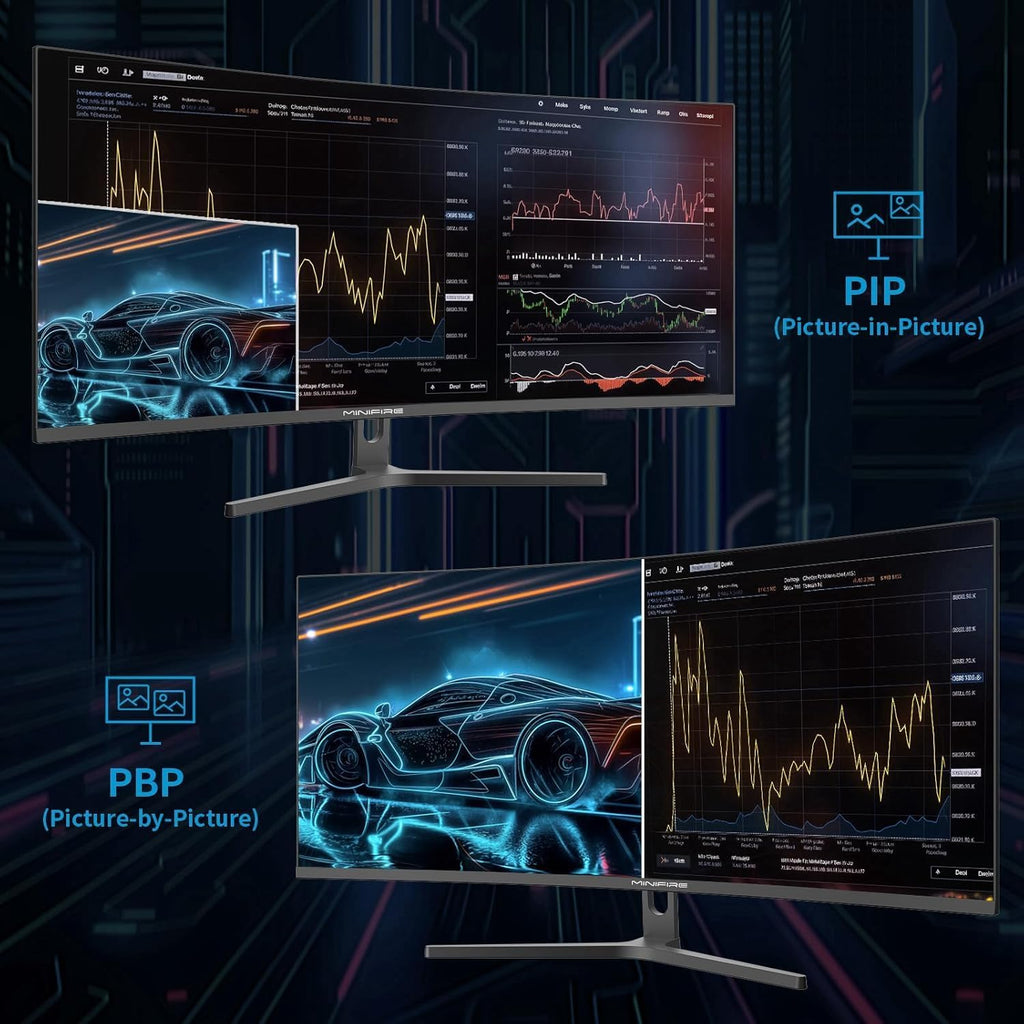 34" UWQHD Curved Monitor, 3440x1440, 165Hz, 1500R, 1ms MPRT, FreeSync, HDR, 300nits, sRGB 125%, DCI-P3 95%, VA, HDMI/DP, MFG34C5Q