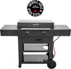 Griddle-Gasgrill Plancha Versa-Tile - 3-in-1 System: Griddle, Grill & Pizzaofen, 2-Zonen