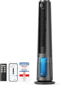 TurboCool Nebelventilator 765S, 3-in-1 Turm, Ultraschall, WLAN+App, 6L Tank, 10.4 m/s, 20 dB DC-Motor, 90° Osz., 12 Stufen, 4 Modi