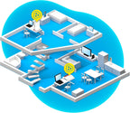 Repeater 6000 (WiFi 6, drei Funkeinheiten: 5 GHz (2x2400 Mbit/s) + 2,4 GHz (1200 Mbit/s), 2,5-Gigabit-LAN)