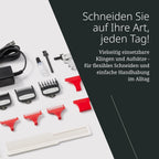 Kabellose Barber Combo mit Magic Clip & Detailer Li - Titan-Klingen - 100 Minuten Laufzeit
