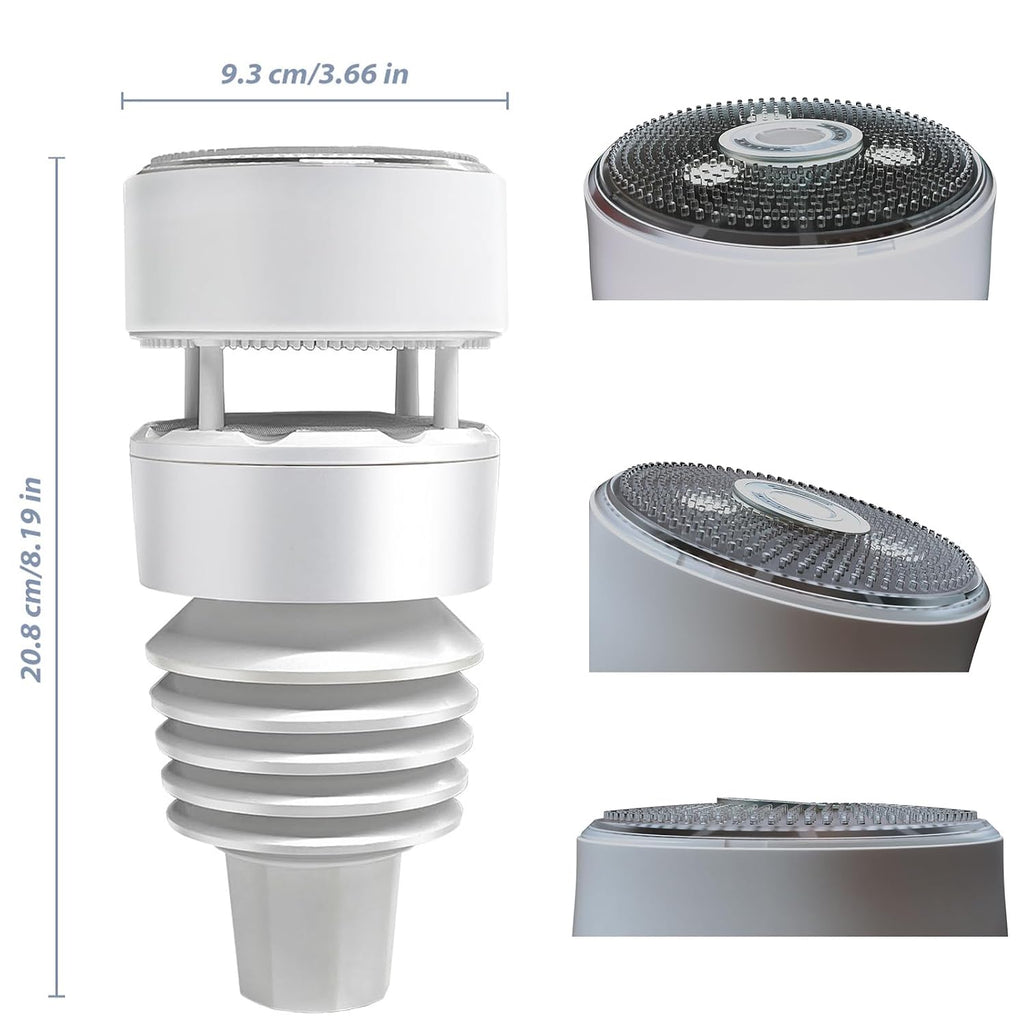 Wittboy Wetterstation mit 7-in-1 Außensensor WS90, Wi-Fi/Kabel Gateway GW2000, genaue Wettervorhersage, 868 MHz