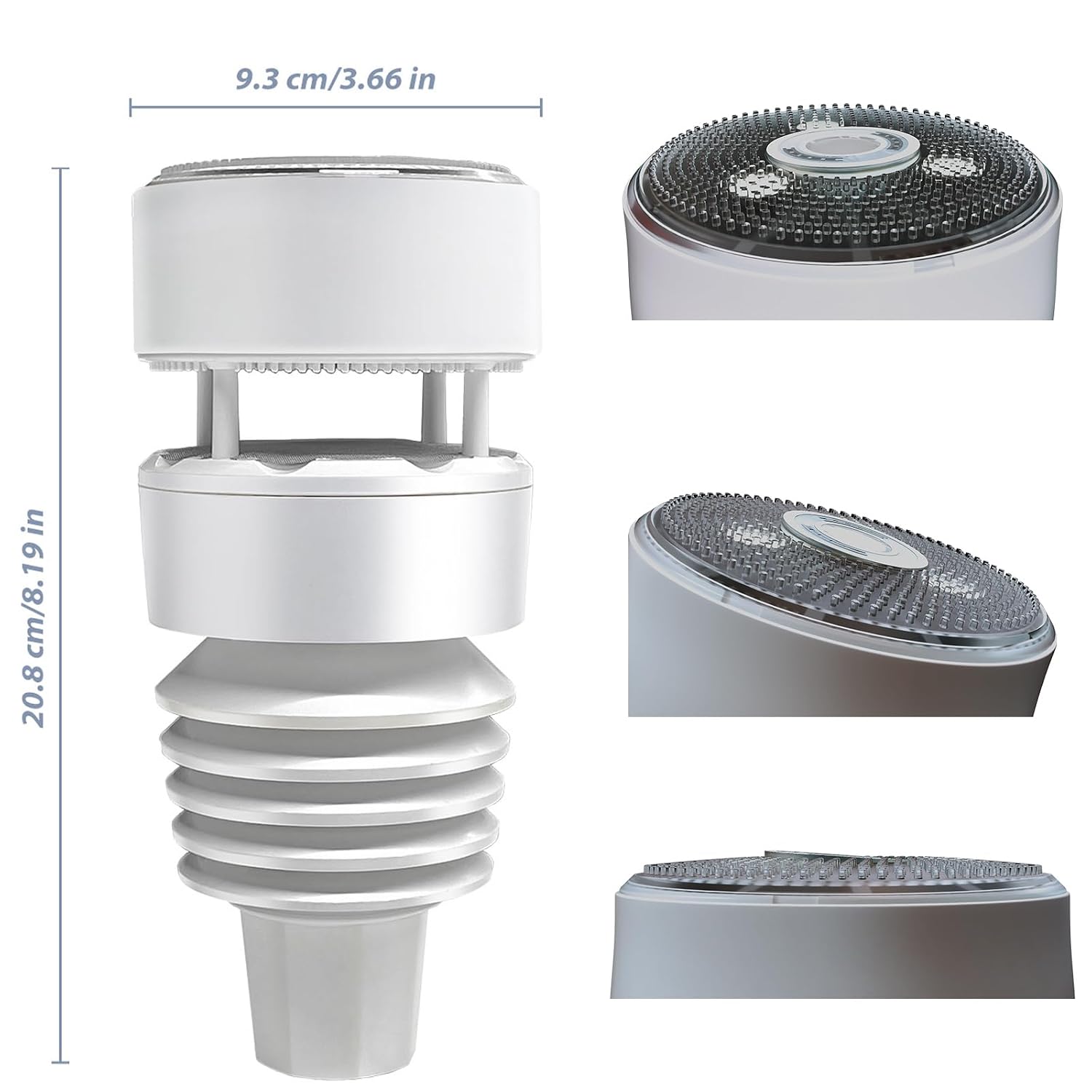 Wittboy Wetterstation mit 7-in-1 Außensensor WS90, Wi-Fi/Kabel Gateway GW2000, genaue Wettervorhersage, 868 MHz
