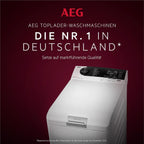 Toplader Waschmaschine Serie 7000 mit ProSteam Auffrischfunktion, 7,0 kg, 1300 U/min, leise, Mengenautomatik, Nachlegefunktion, Wasserstopp LTR7A71370