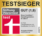 CareStyle 7 IS 7266 VI Dampfbügelstation, FreeGlide 3D Sohle, iCare, iMode, V-Dampf, FastClean, 550g/min Dampfstoß, 2L Tank, 2700W, Weiß-Violett