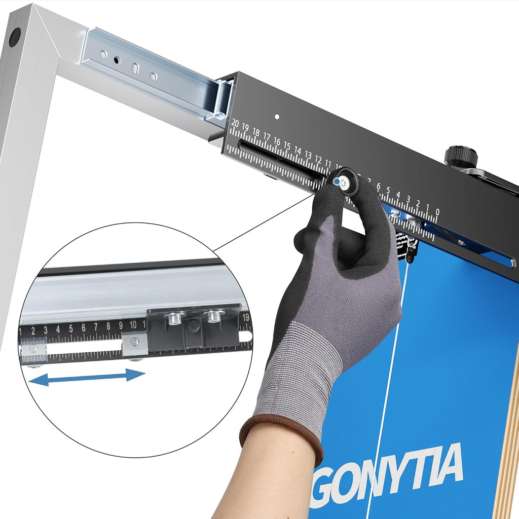 Hochpräziser Styroporschneider 260W, geschweißt-einteilig, freistehend 1.300mm, Komplettset mit 10 Schneidedrähten