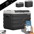 Kompressor Kühlbox 35 L Elektrische Gefrierbox APP Smart-Steuerung USB bis -20°C 12/24V 230V Auto LKW Camping Boot Wohnmobil