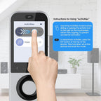 Universal Fernbedienung X2 mit Hub und Ladestation, Touchscreen, anpassbare Ein-Tasten-Steuerung, steuert bis zu 60 IR-/Bluetooth-/WLAN-Geräte