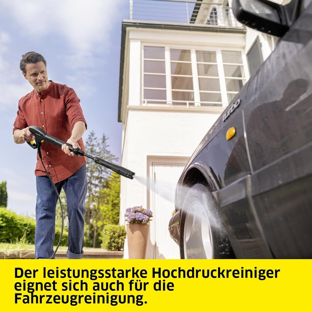 Hochdruckreiniger K 5 FJ, 145 bar, 500 l/h, 40 m²/h, Wasserfilter, 6,3 kg, HD-Pistole, Dreckfräser, Vario Power Jet, Schaumdüse