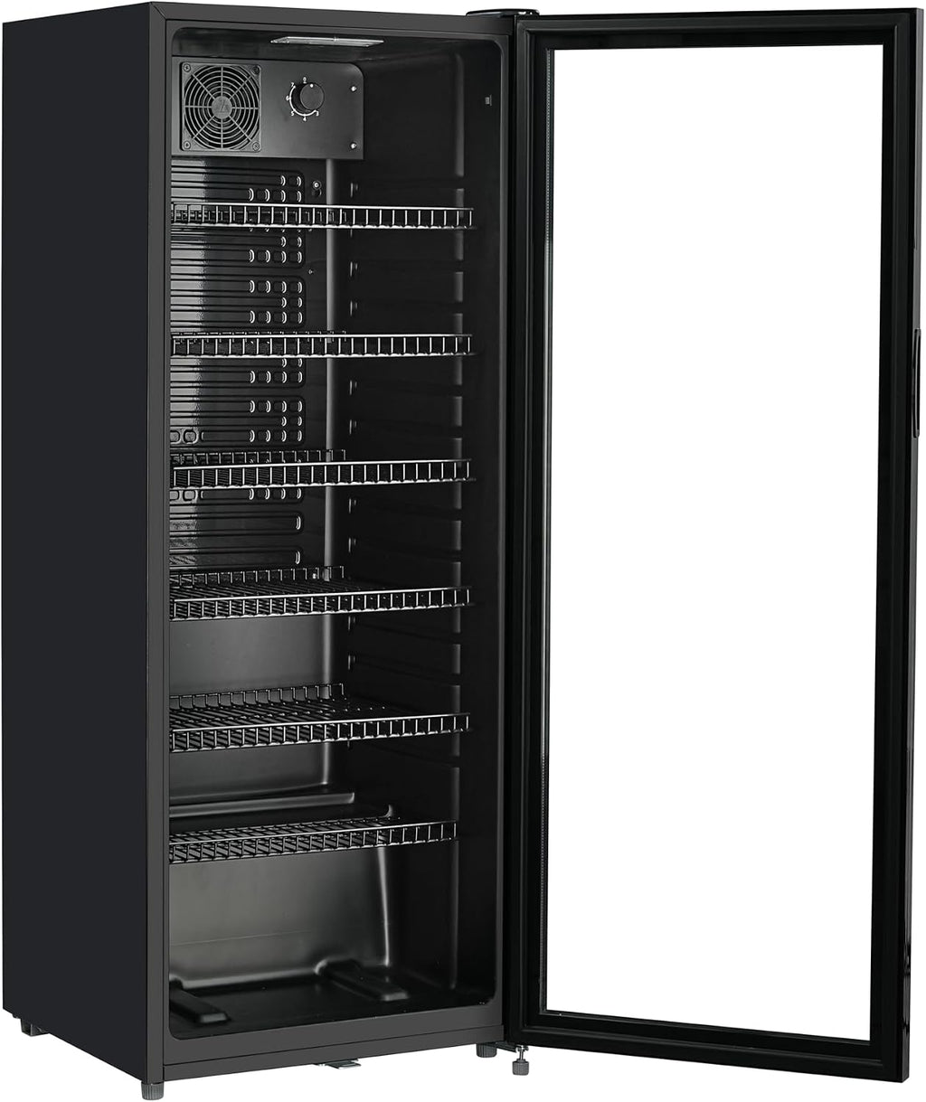 Getränkekühlschrank GSC4240B, 237 L, 110 W, 6 verstellbaren Einlegeböden, LED-Innenbeleuchtung, schwarz