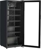 Getränkekühlschrank GSC4240B, 237 L, 110 W, 6 verstellbaren Einlegeböden, LED-Innenbeleuchtung, schwarz