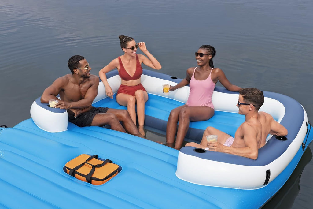 Hydro-Force 6-Personen-Badeinsel Tropical Breeze 389 x 274 cm