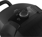 Staubsauger m. Beutel, 69 dB, HEPA, 5 L Beutel, Turbo-Düse für Tierhaare, 12 m, alle Böden, Zusatzdüsen, grau, VX9-5-EBR