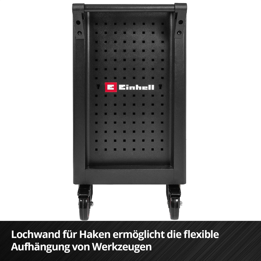 Leerer Werkstattwagen mit 6 Schubladen, Interlock-System, kugelgelagerten Führungsschienen, 135 kg Tragfähigkeit, Feststellrollen