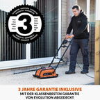 H320-E Elektro Vibrationsstampfer Rüttler Rüttelplatte - Ideal zum Nivellieren von Gehwegen, Kunstrasen, Terrassen, Blockarbeiten, Sand