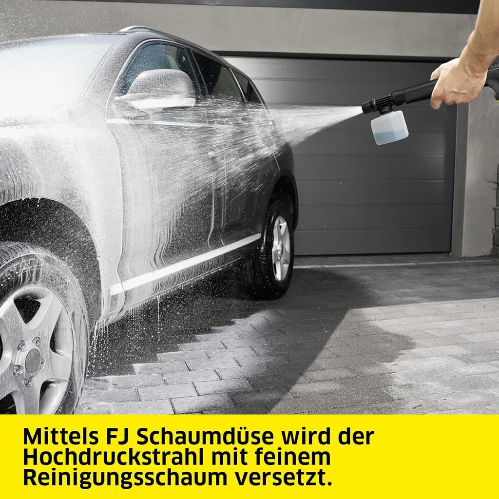 Hochdruckreiniger K 5 FJ, 145 bar, 500 l/h, 40 m²/h, Wasserfilter, 6,3 kg, HD-Pistole, Dreckfräser, Vario Power Jet, Schaumdüse