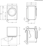Waschmaschine 8kg, Serie 6000 ProSense: Mengenautomatik (Waschdauer+Energie anpass.), Startzeitv., Nachlegef., Vollwasserschutz, 1400 U/min, L6AMZ48FL