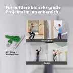 Airless Farbsprühsystem Control Pro 350 R für Wandfarben, Latexfarben, Lacke & Lasuren, 15 m²-2 min, Druckregulierung, 110 bar, Schlauch 15 m
