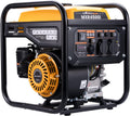 3500W Inverter Stromgenerator Benzin mit 2x 230V Steckdosen, Notstromaggregat für Haus, Garage, Werkstatt, Baustelle