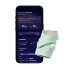 Dream Sock – Smarte Babyüberwachung mit App | Sensorbasiertes Babyphone-System mit Schlaftracking & Benachrichtigungen | 0–18 Monate | Mint
