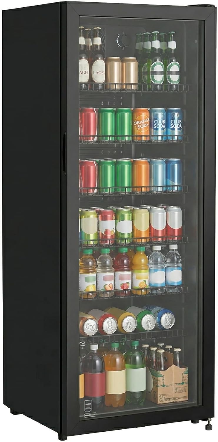 Getränkekühlschrank GSC4240B, 237 L, 110 W, 6 verstellbaren Einlegeböden, LED-Innenbeleuchtung, schwarz