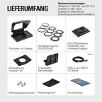 Prompter – Teleprompter mit integriertem Bildschirm, Drag&Drop-Monitoranzeige