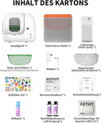 Pura Max 2 Selbstreinigende Katzentoilette, 76L, xSecure, Geruchsbeseitigung, App-Steuerung, Großes Fassungsvermögen, für mehrere Katzen