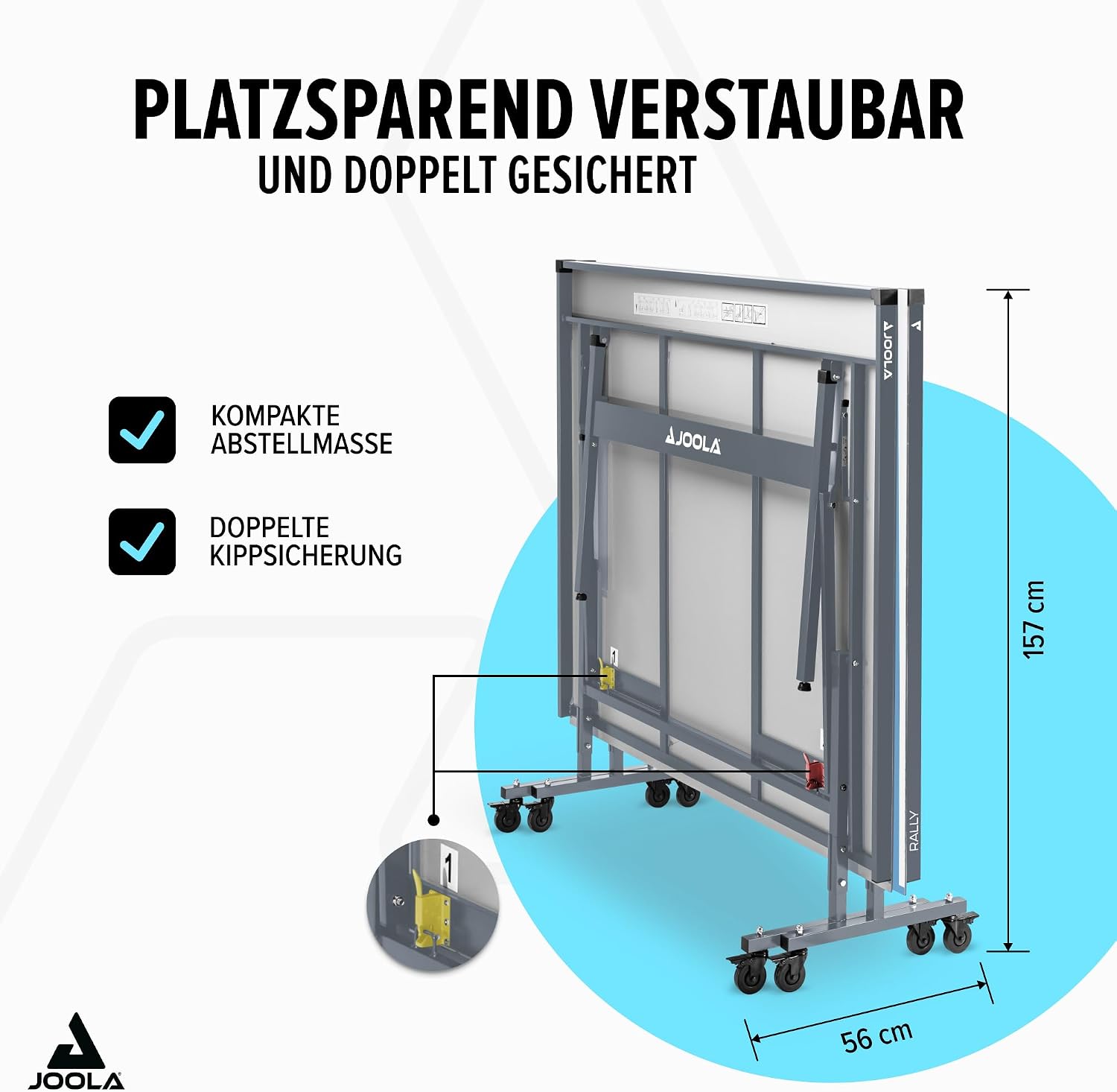 Tischtennisplatte Outdoor - Profi Tischtennistisch, Aluminium-Verbundoberfläche, wetterfest, klappbar, inklusive Netz