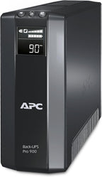 Back UPS PRO USV 900VA Leistung - BR900G-GR - 5-Schuko Ausgänge, Stromsparfunktion, Multifunktionsdisplay