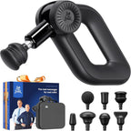 D6 Pro Massagepistole mit 16mm Amplitude und OLED-Bildschirm, Percussion Massage Gun inkl. Tragetasche, für Schulter Rücken Bein Muskelentspannung