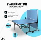 Tischtennisplatte Outdoor - Profi Tischtennistisch, Aluminium-Verbundoberfläche, wetterfest, klappbar, inklusive Netz